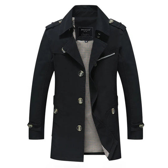 Trenchcoat für Herren | Zweireiher