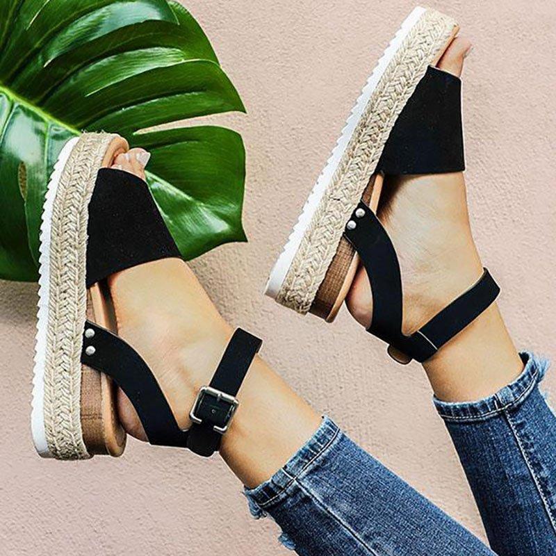 Sandalen für Damen | Plattform Keilabsatz