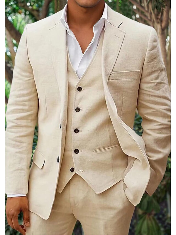 Blazer, Weste und Hosen-Set für Herren | Dreiteilig