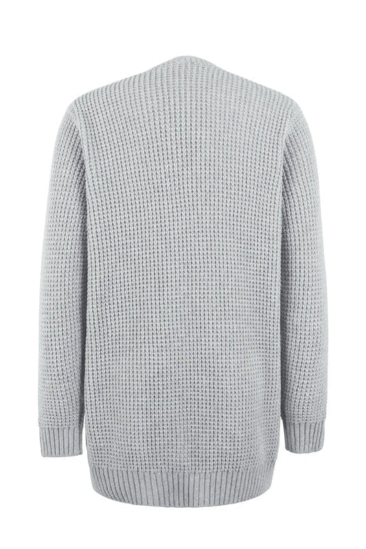 Klassische Strickjacke für Damen | Langärmelig