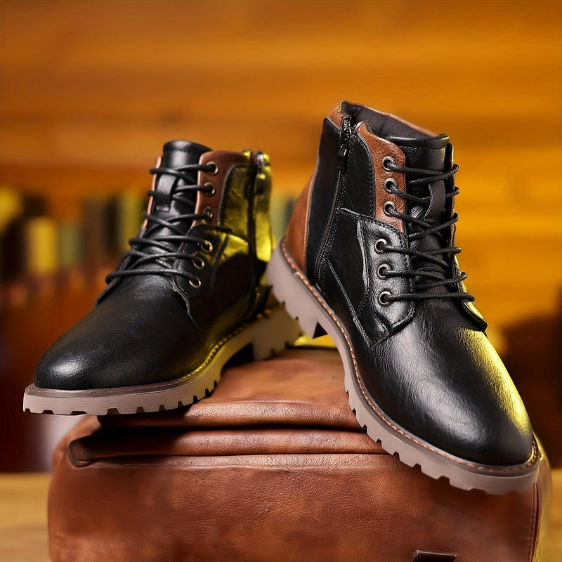 Herrenstiefel mit Reißverschluss | Klassisches Knöchelschuhwerk