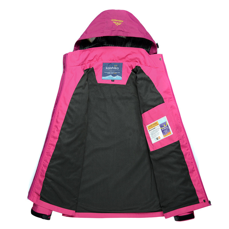 Damen Allwetterjacke mit Kapuze | Draußen