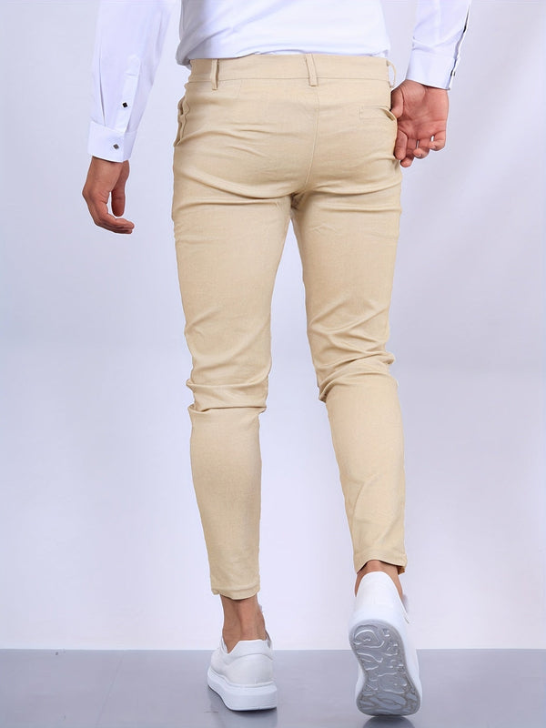 Herren Slim Chinohose | Freizeit- und Anzughose