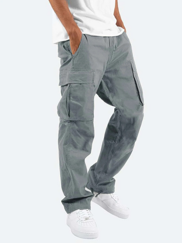 Herren Cargo Hose mit Mehreren Taschen | Streetwear Hose