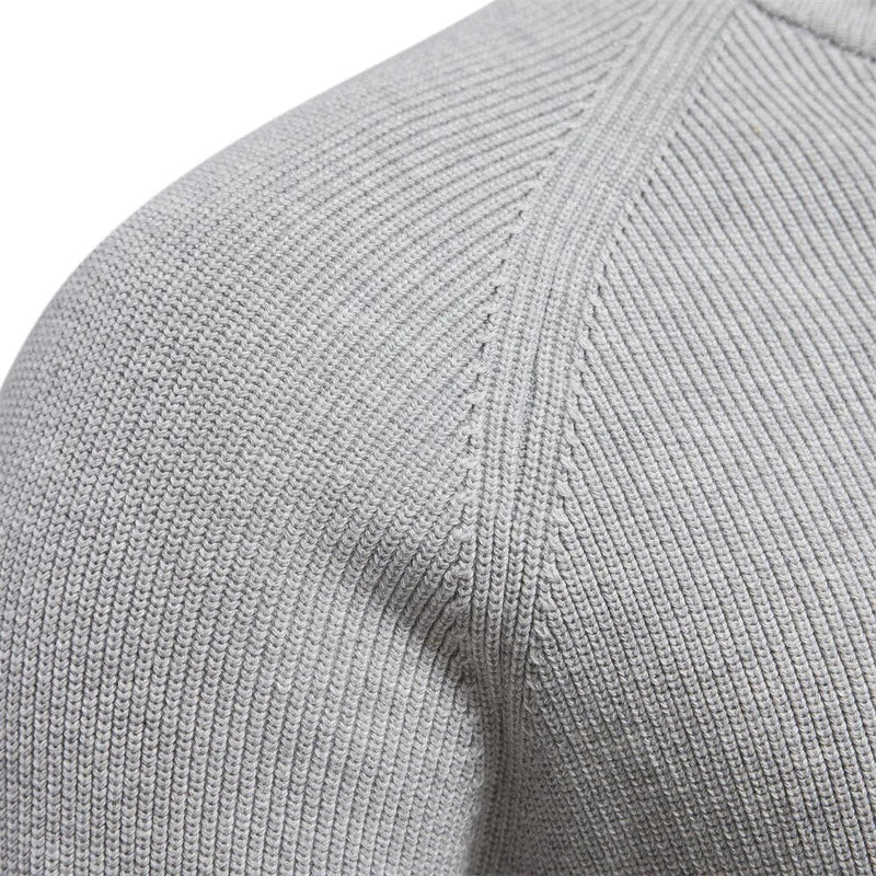 Rollkragenpullover for Herren | Langarm-Pullover mit Reißverschluss