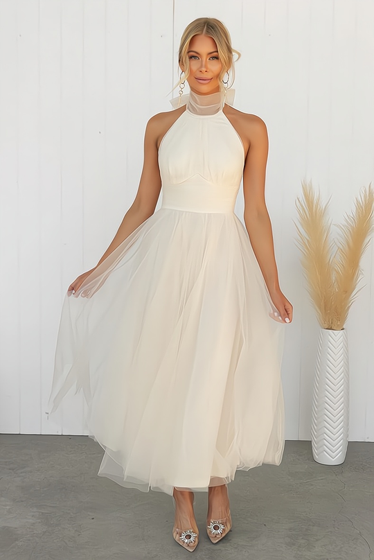 Damen Sommer Hochzeit Gast Kleid | Midi
