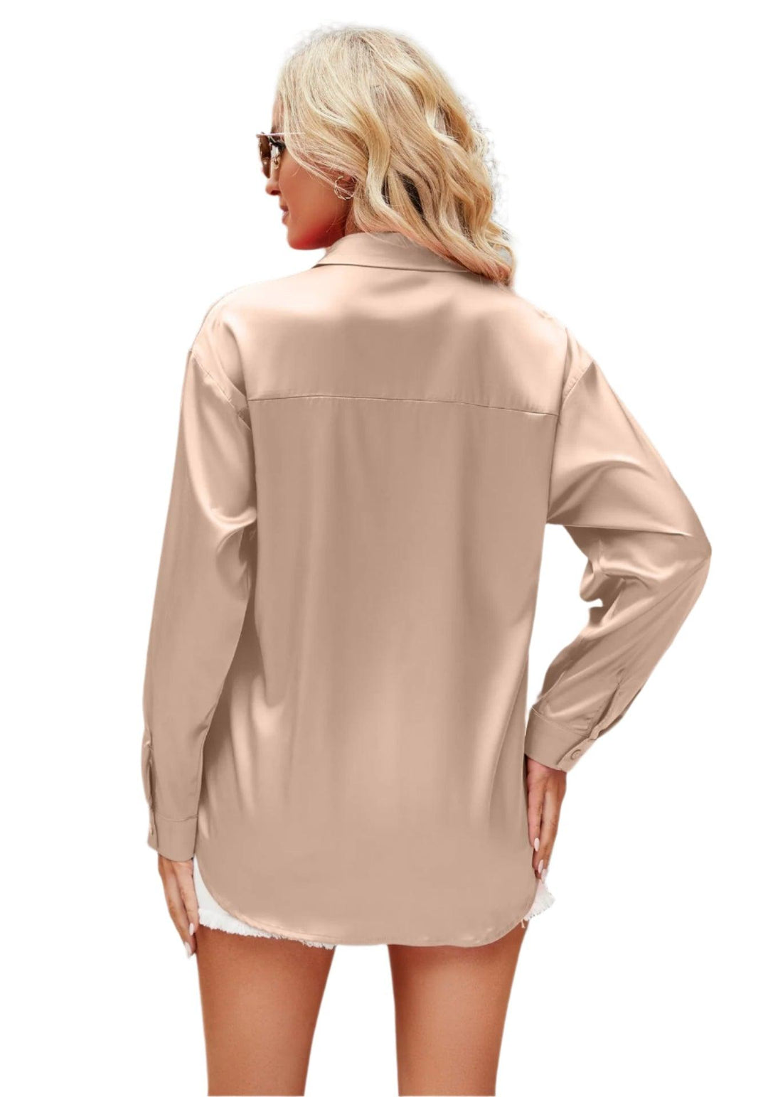 Damen Satinbluse | Sommer