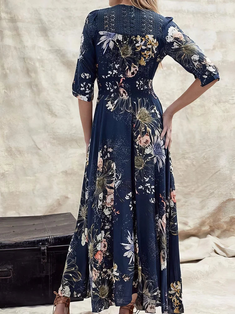 Etagenkleid für Damen | Maxi