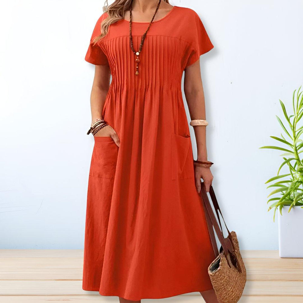 Entspanntes Kleid für Frauen | Sommer