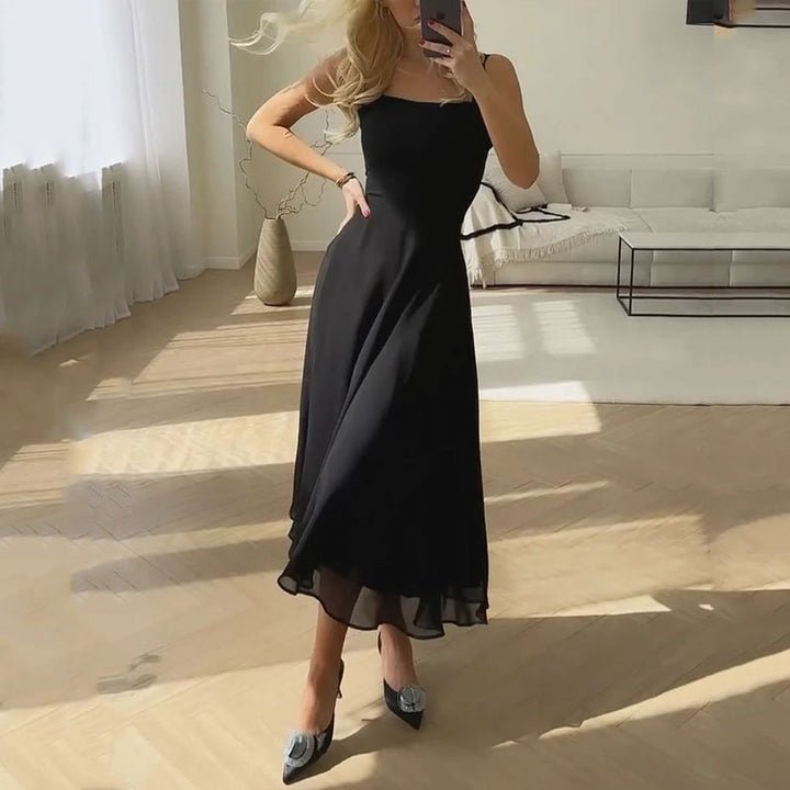 Damen ärmelloses Kleid | Midi