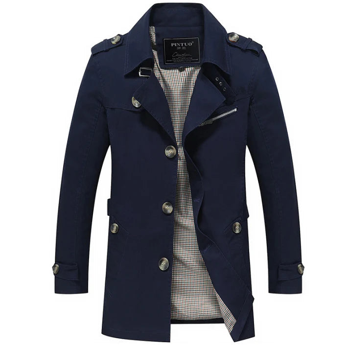 Trenchcoat für Herren | Zweireiher
