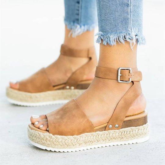 Sandalen für Damen | Plattform Keilabsatz