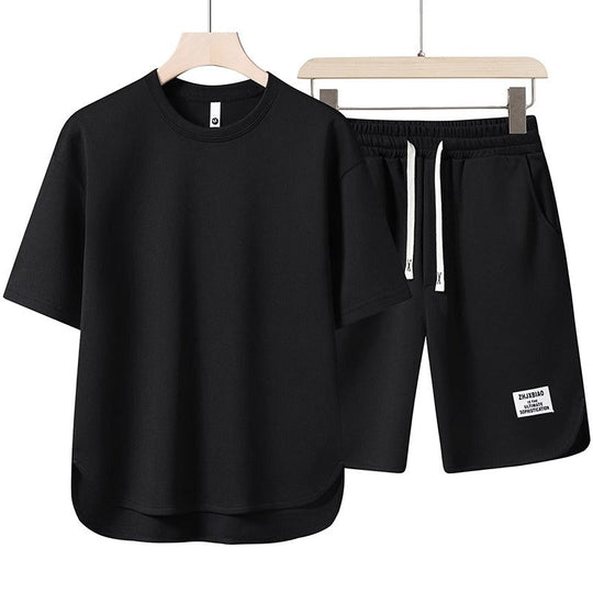 Lässiges Herren T-Shirt und Kurze Hosen Set | Sommer