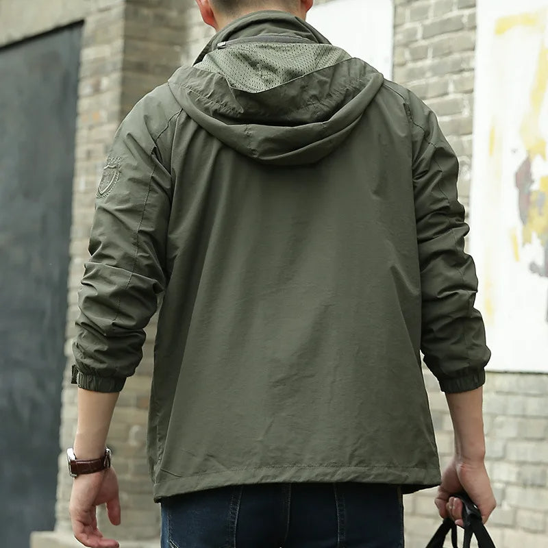 Herren Lässig Frühling Jacke | Reißverschluss
