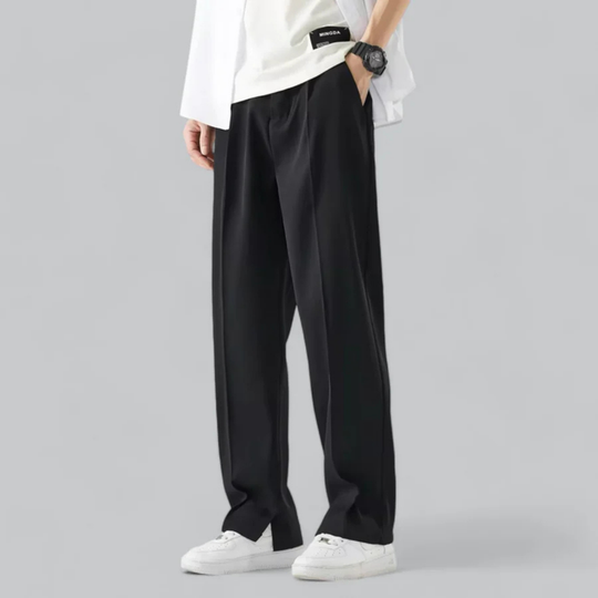 Herren Freizeithose mit weitem Bein | Lose Passform