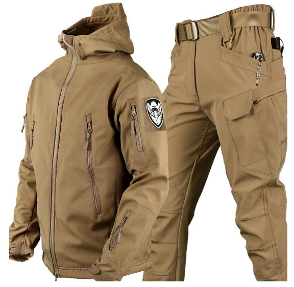 Taktische Jacke und Hose für Herren | Zweiteilig