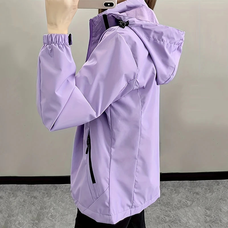 Damen Herbst Sportjacke | Draußen Lauf- und Wanderjacke