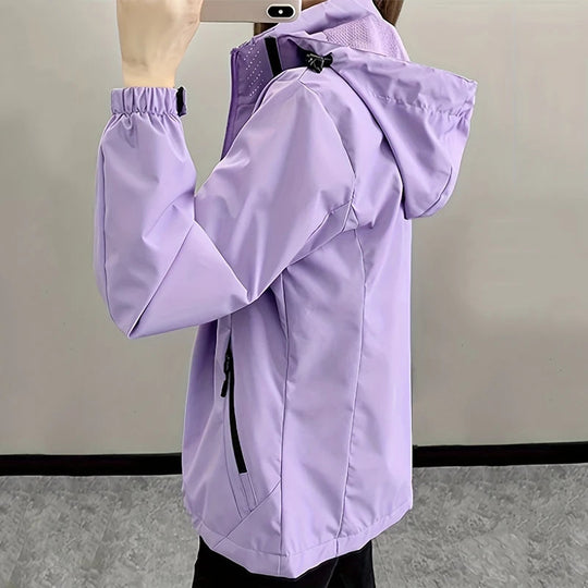 Damen Herbst Sportjacke | Draußen Lauf- und Wanderjacke