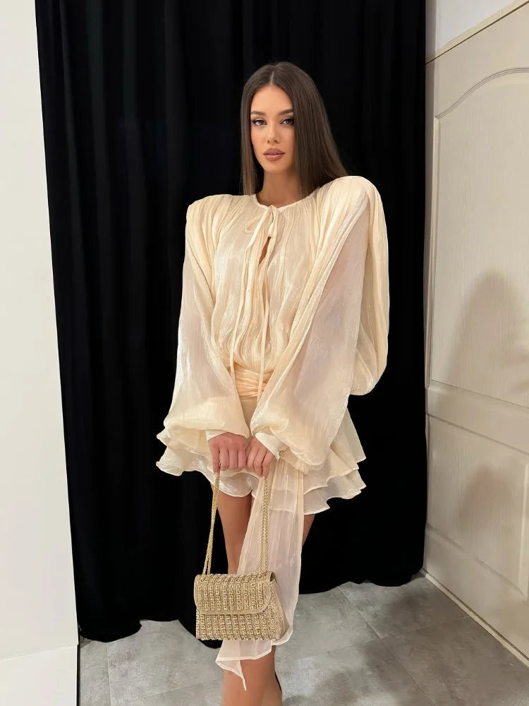 Damen-Spitzenkleid | Mini