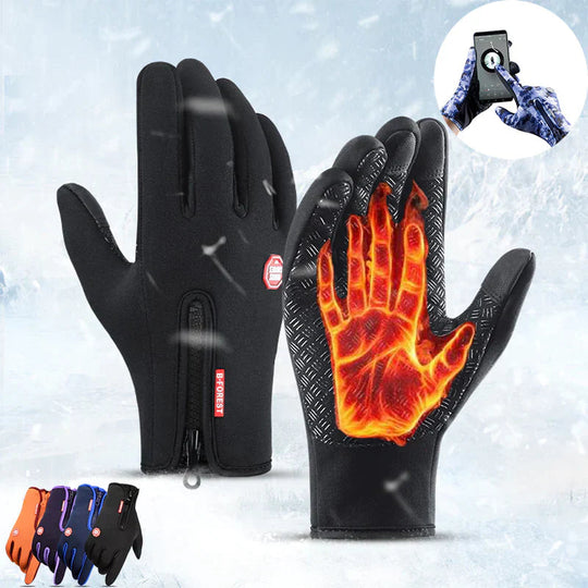 Winterhandschuhe für Herren und Damen mit Reißverschluss