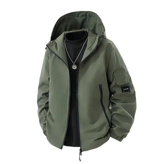 Herren Winter Skijacke mit Kapuze | Übergröß