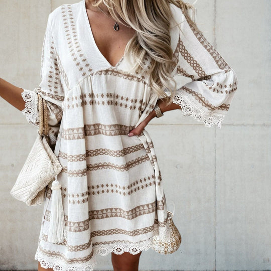 Fließendes Damenkleid | Mini