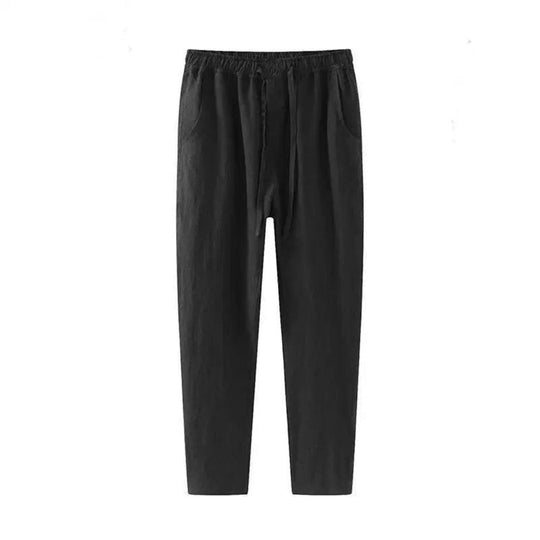 Herren Leinen Kordelhose | Sommer