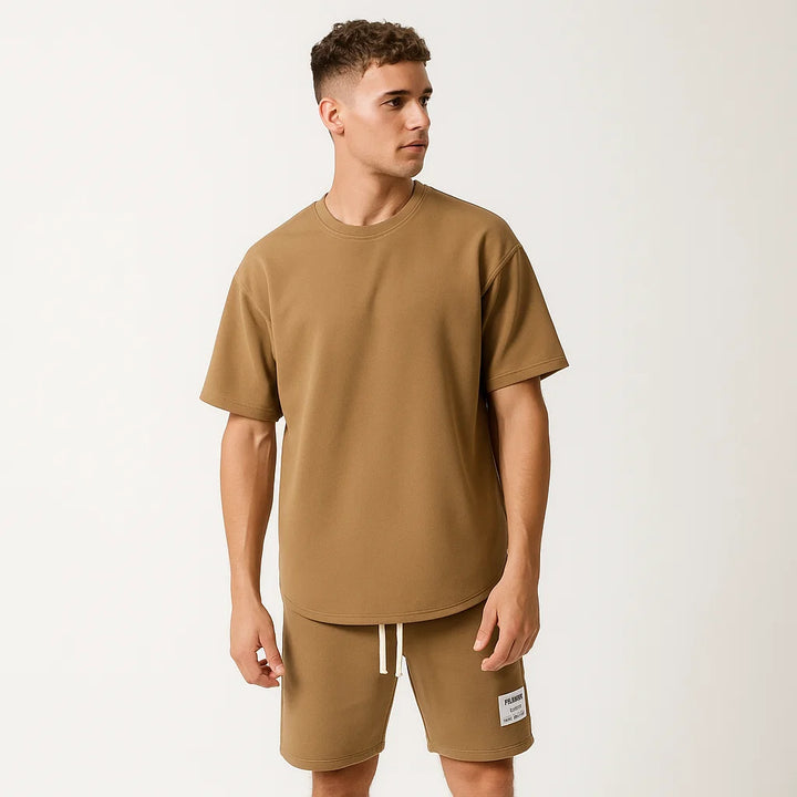 Casual Men's T-Shirt and Shorts Set | Summer