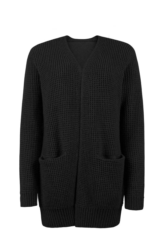 Klassische Strickjacke für Damen | Langärmelig