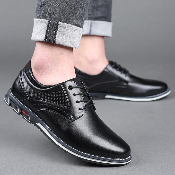 Męskie buty wizytowe | klasyczne oxfordy sznurowane, formalne, biznesowe