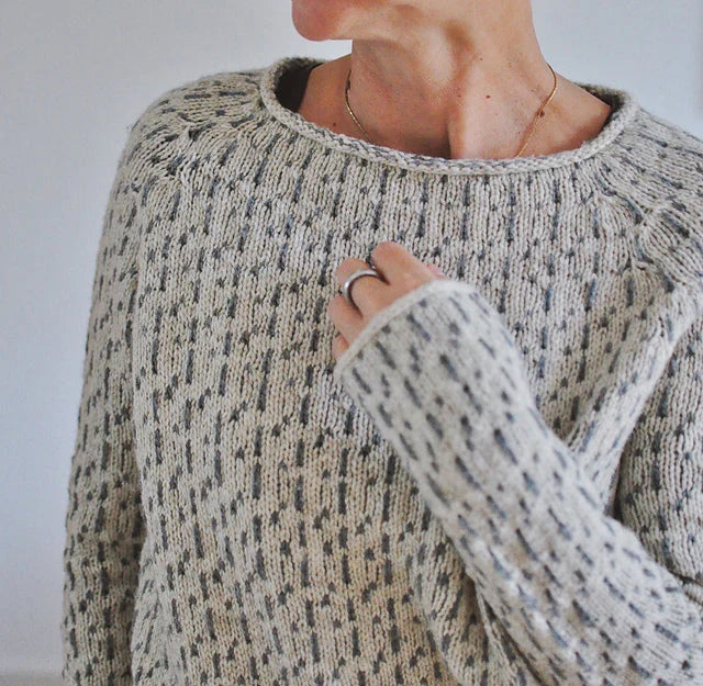 Gemusterter Strickpulli für Damen | Lässiges Oberteil