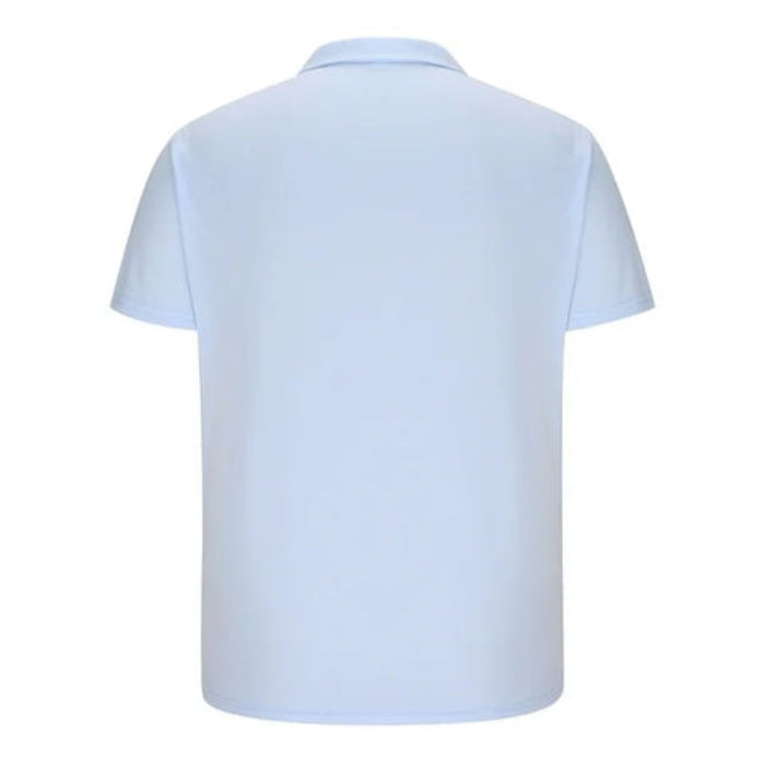Herren Reißverschluss Polo | Kurzärmelig