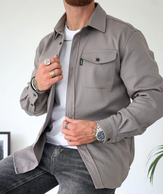 Herren Frühjahr/Herbst Hemd | Langarm