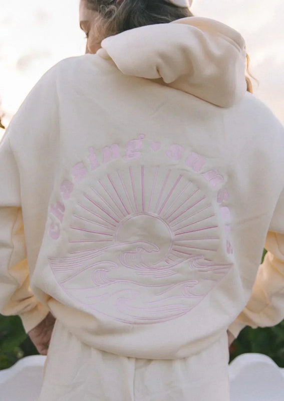 Kapuzenpulli mit Sonnenuntergang für Damen | Sommer