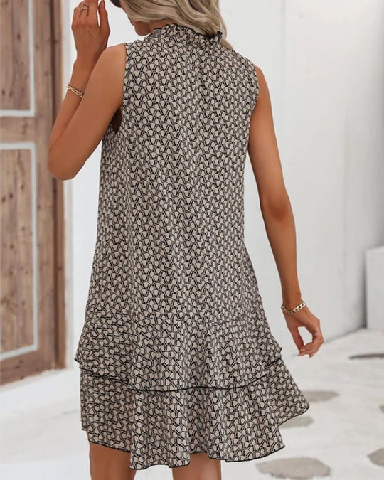 Bedrucktes Sommerkleid für Damen | Midi