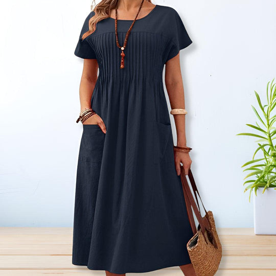 Entspanntes Kleid für Frauen | Sommer
