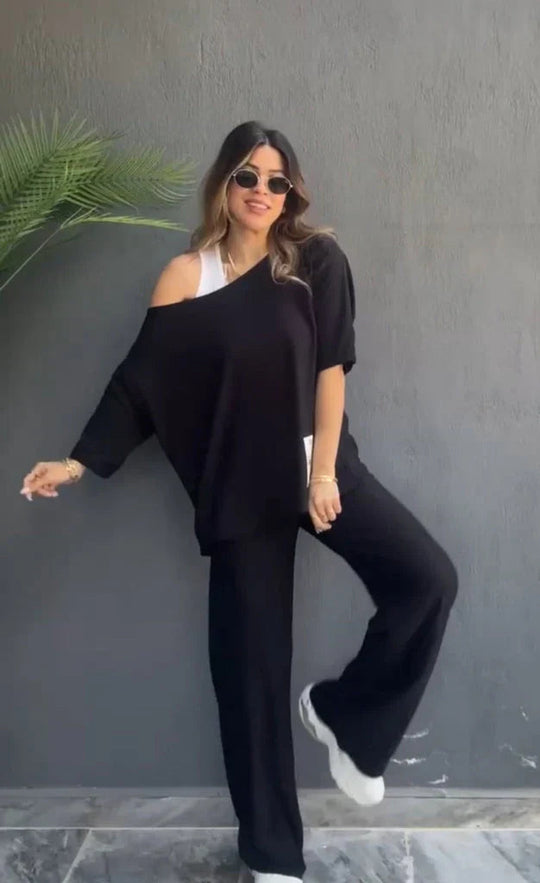 Damen Lounge-Outfit-Set | Zweiteilig