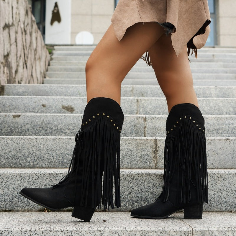 Cowboystiefel für Damen | Gefranst