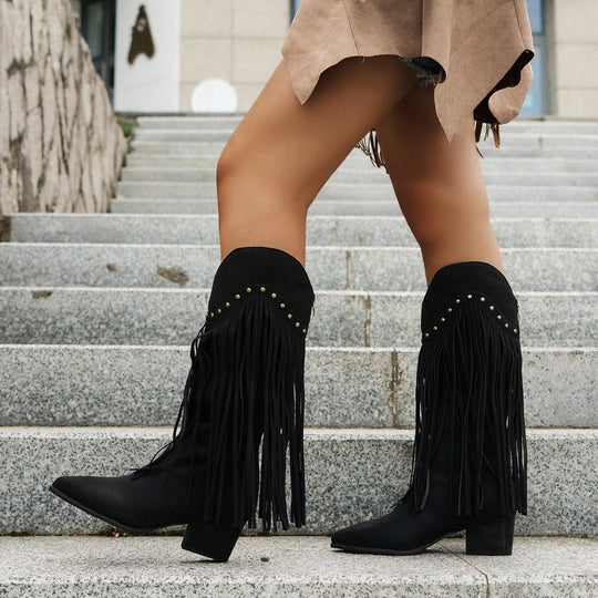 Cowboystiefel für Damen | Gefranst