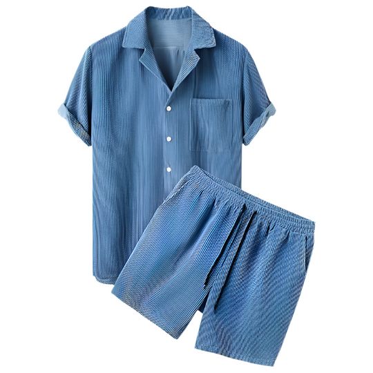 Samt-Shortset für Männer | Sommer