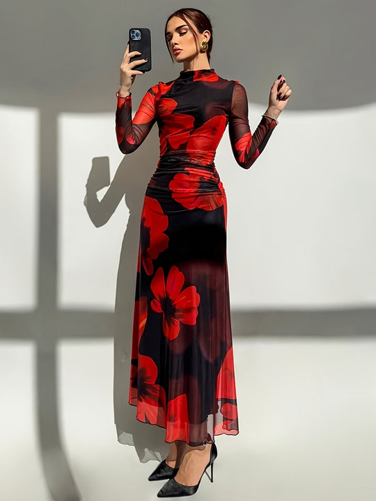 Langes Kleid für Damen | Midi