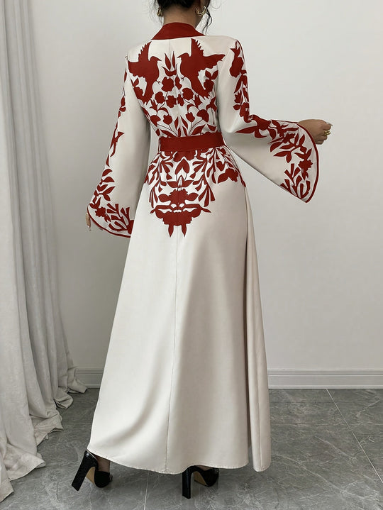 Florales Kleid für Damen | Maxi