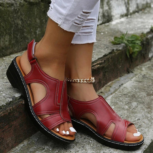 Damen-Sandalen mit Absatz | Weiche Sohle