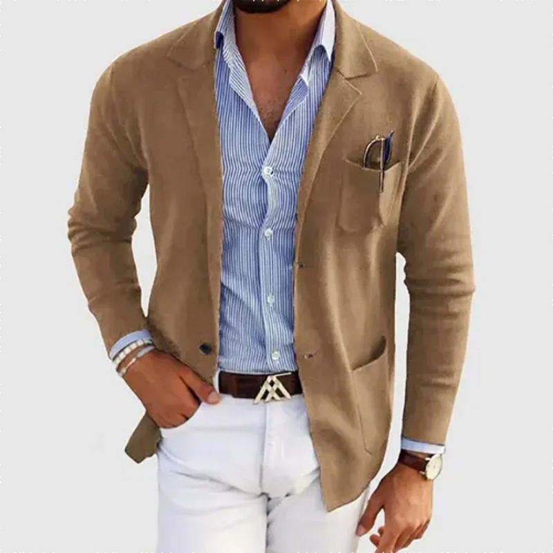 Herren Lässiger Arbeitsblazer | Einreihig