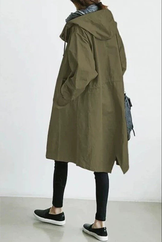 Damen Regenjacke mit Kapuze | Leichter Windbreaker für den Außeneinsatz