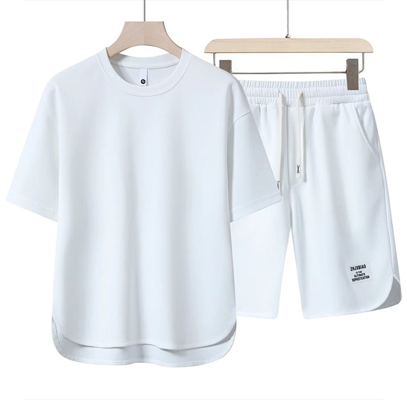Lässiges Herren T-Shirt und Kurze Hosen Set | Sommer