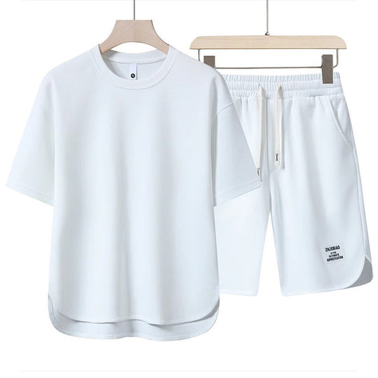 Lässiges Herren T-Shirt und Kurze Hosen Set | Sommer