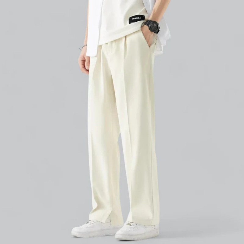 Herren Freizeithose mit weitem Bein | Lose Passform