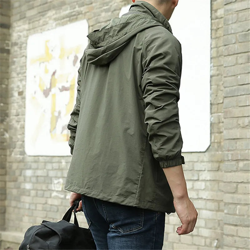 Herren Lässig Frühling Jacke | Reißverschluss