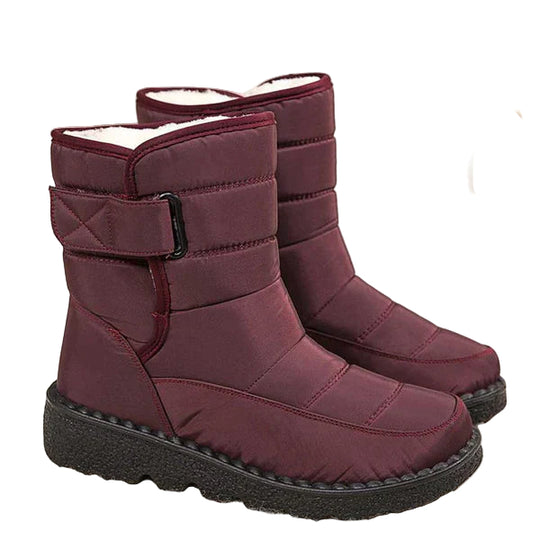 Herren Winterstiefel mit Rutschfester Sohle und Schnalle